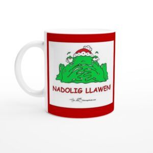 Nadolig Llawen Mug – 11oz Ceramic, Dishwasher & Microwave Safe