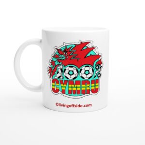 Livingoffside Original Logo Mug – 100% Cymru, Dishwasher & Microwave Safe Ceramic Cup