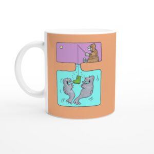 Never Stop Having Fun Mug – Ceramic, 11oz, Dishwasher & Microwave Safe