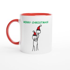 Merry Christmas Hug Mug – Perfect Gift for Mum & Dad with Heartfelt Message