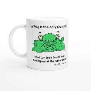 Humorous Frog Mug – Ceramic Coffee Cup for Drink Lovers